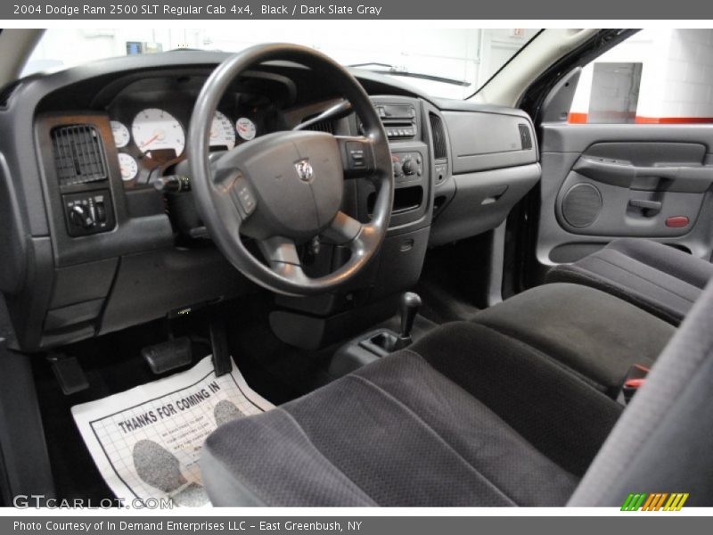 Black / Dark Slate Gray 2004 Dodge Ram 2500 SLT Regular Cab 4x4