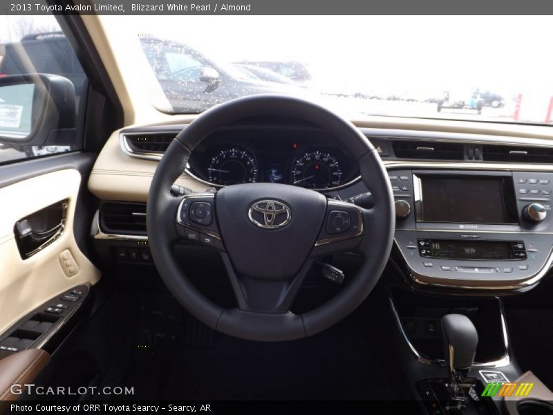 Blizzard White Pearl / Almond 2013 Toyota Avalon Limited