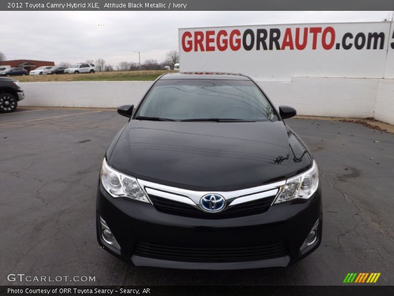 Attitude Black Metallic / Ivory 2012 Toyota Camry Hybrid XLE