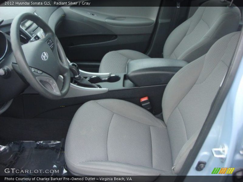 Radiant Silver / Gray 2012 Hyundai Sonata GLS