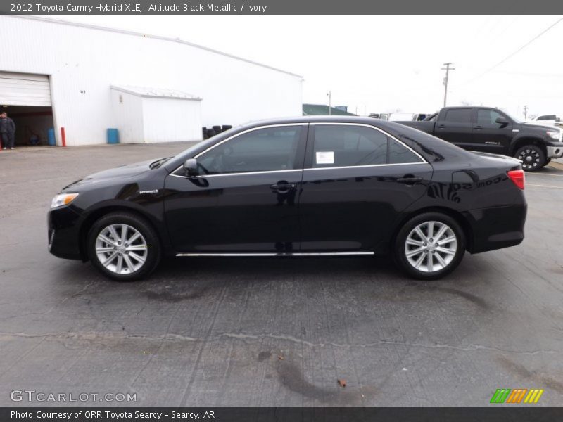 Attitude Black Metallic / Ivory 2012 Toyota Camry Hybrid XLE