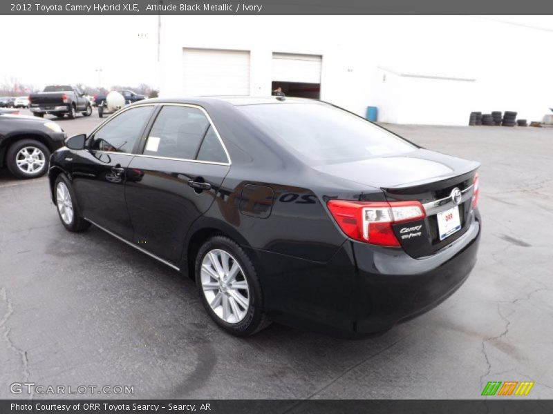 Attitude Black Metallic / Ivory 2012 Toyota Camry Hybrid XLE