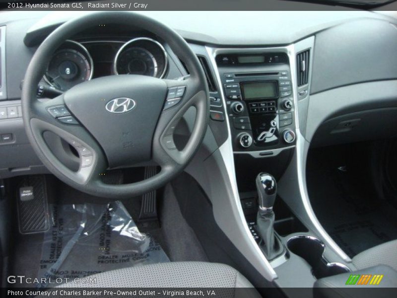 Radiant Silver / Gray 2012 Hyundai Sonata GLS