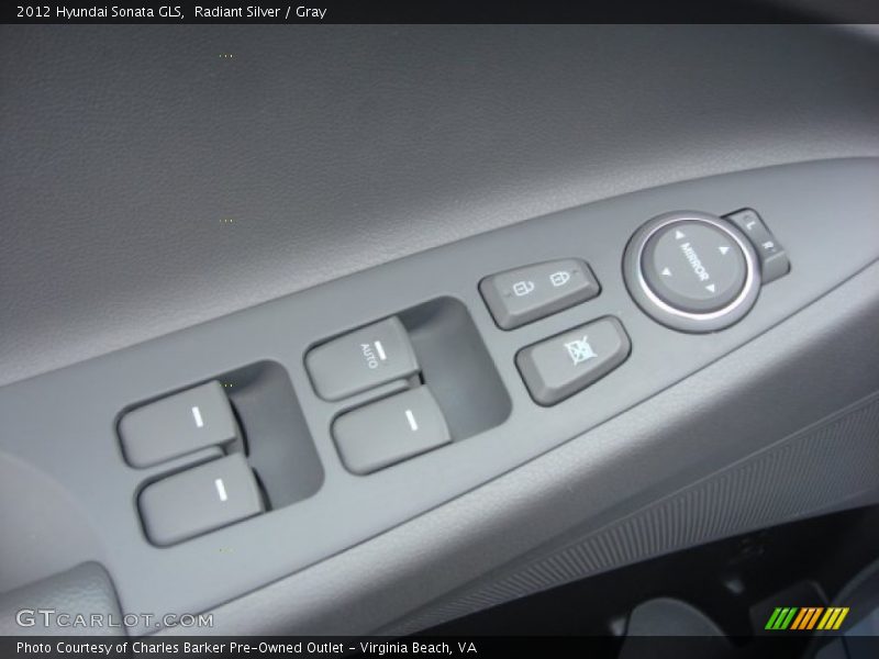 Radiant Silver / Gray 2012 Hyundai Sonata GLS