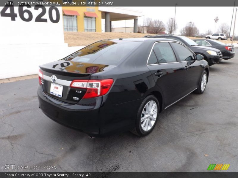 Attitude Black Metallic / Ivory 2012 Toyota Camry Hybrid XLE