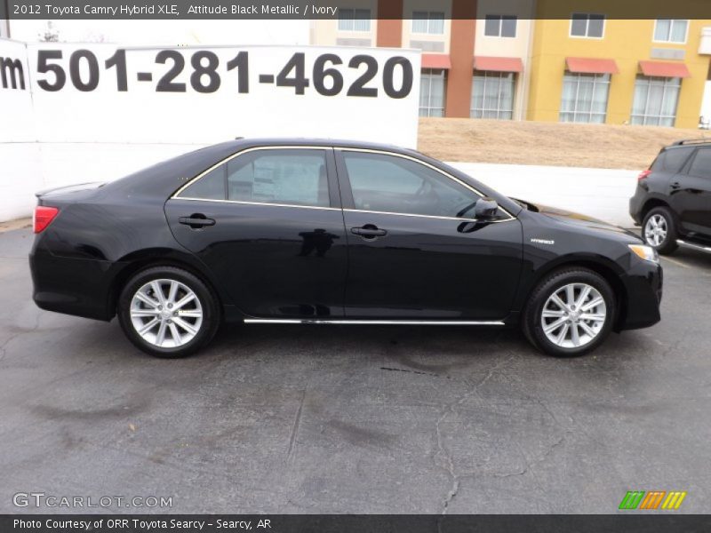 Attitude Black Metallic / Ivory 2012 Toyota Camry Hybrid XLE