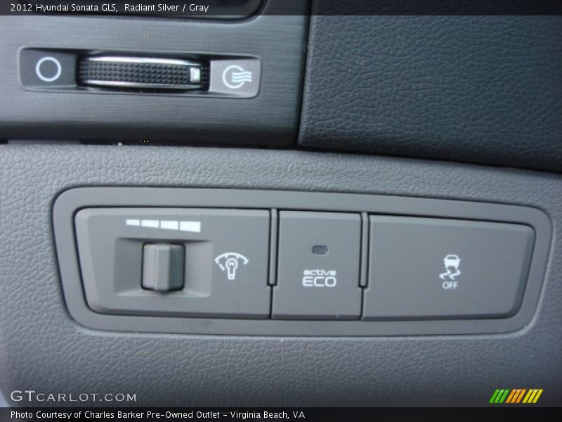 Radiant Silver / Gray 2012 Hyundai Sonata GLS