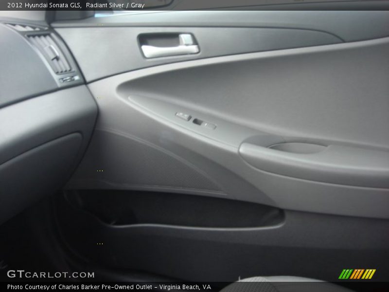 Radiant Silver / Gray 2012 Hyundai Sonata GLS