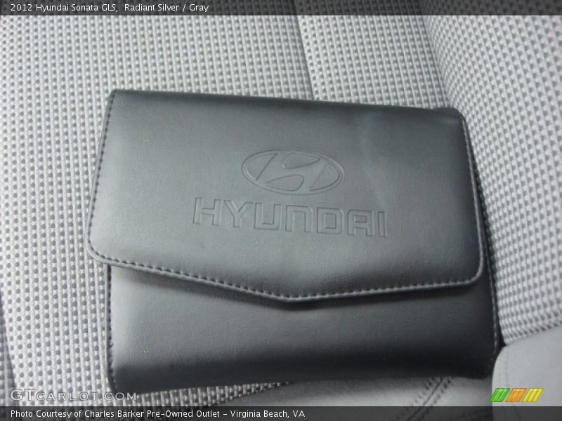 Radiant Silver / Gray 2012 Hyundai Sonata GLS