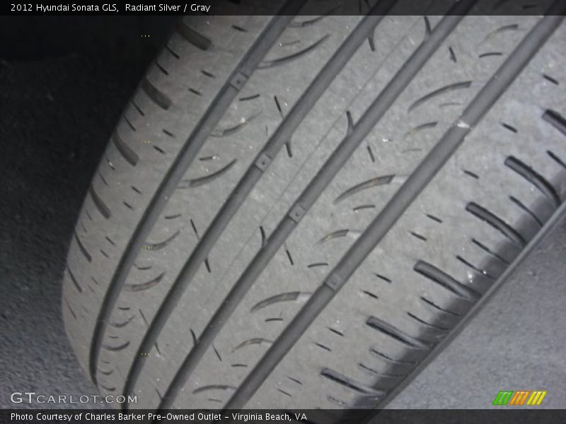 Radiant Silver / Gray 2012 Hyundai Sonata GLS