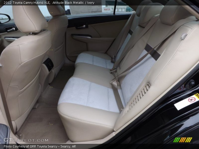 Attitude Black Metallic / Ivory 2012 Toyota Camry Hybrid XLE