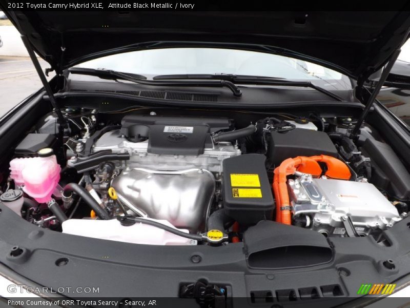 Attitude Black Metallic / Ivory 2012 Toyota Camry Hybrid XLE