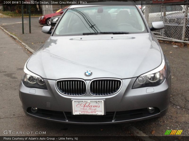 Silver Grey Metallic / Black 2006 BMW 5 Series 525xi Sedan