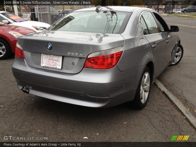 Silver Grey Metallic / Black 2006 BMW 5 Series 525xi Sedan