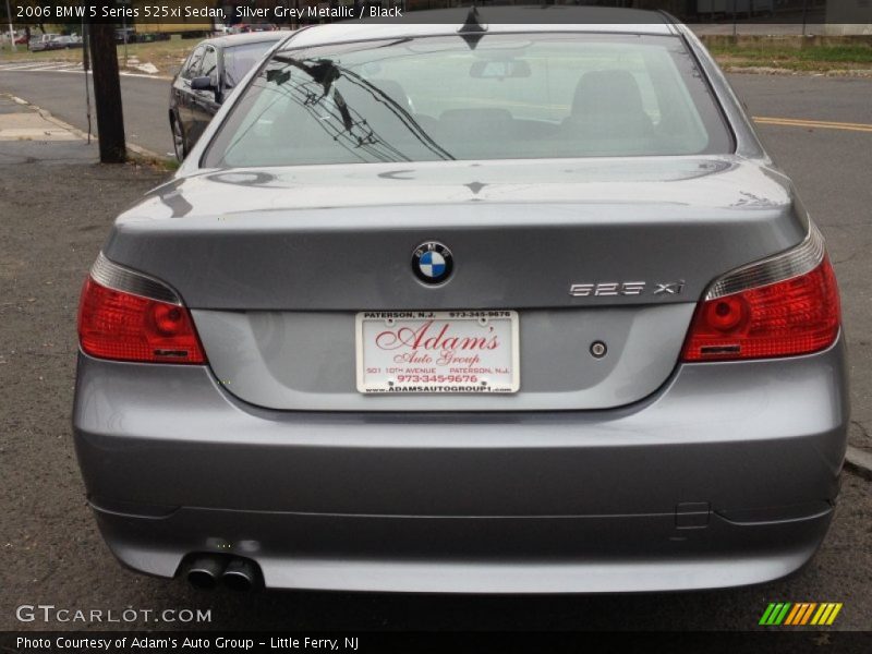Silver Grey Metallic / Black 2006 BMW 5 Series 525xi Sedan