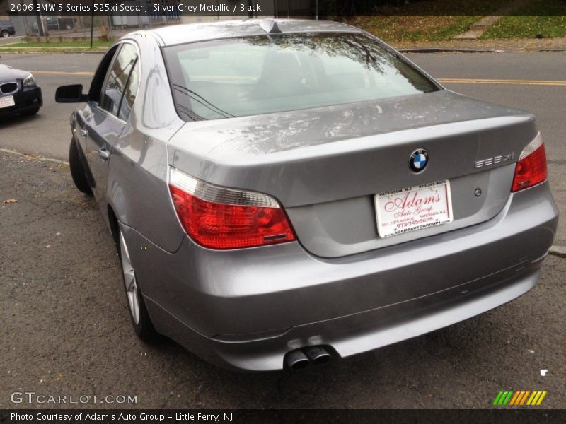 Silver Grey Metallic / Black 2006 BMW 5 Series 525xi Sedan