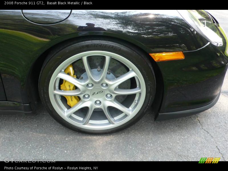 Basalt Black Metallic / Black 2008 Porsche 911 GT2
