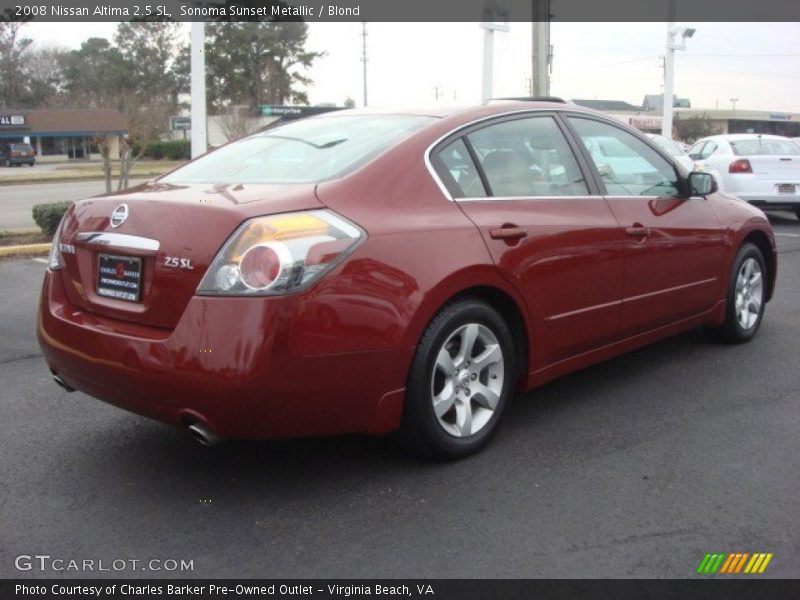 Sonoma Sunset Metallic / Blond 2008 Nissan Altima 2.5 SL