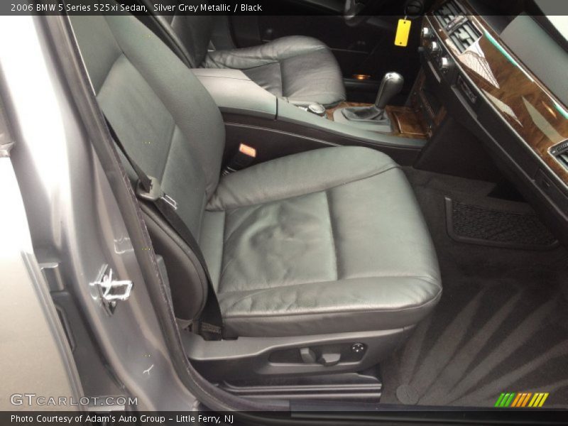 Silver Grey Metallic / Black 2006 BMW 5 Series 525xi Sedan