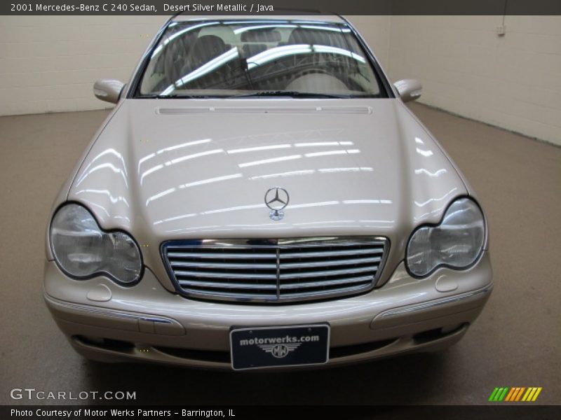 Desert Silver Metallic / Java 2001 Mercedes-Benz C 240 Sedan
