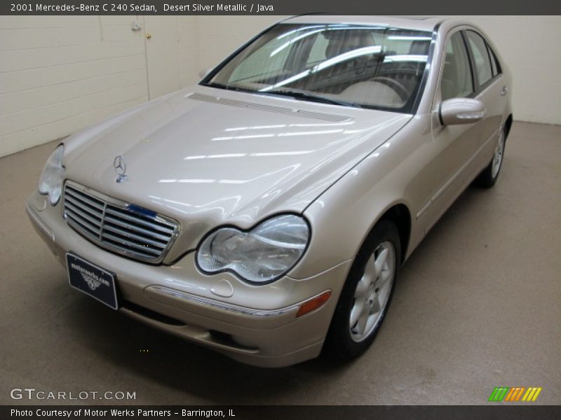 Desert Silver Metallic / Java 2001 Mercedes-Benz C 240 Sedan