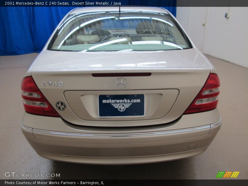 Desert Silver Metallic / Java 2001 Mercedes-Benz C 240 Sedan