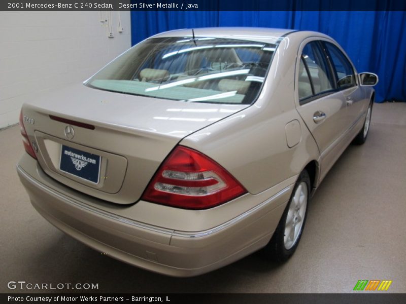 Desert Silver Metallic / Java 2001 Mercedes-Benz C 240 Sedan