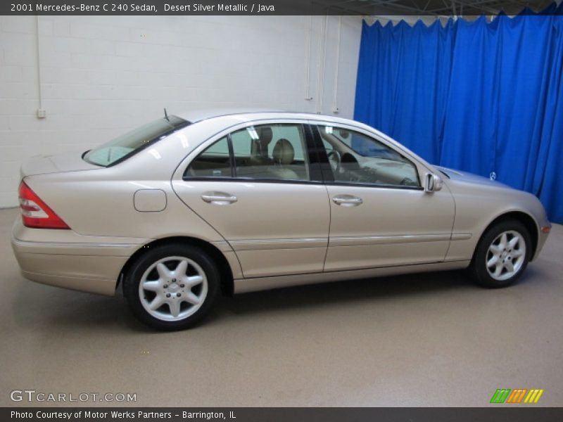 Desert Silver Metallic / Java 2001 Mercedes-Benz C 240 Sedan