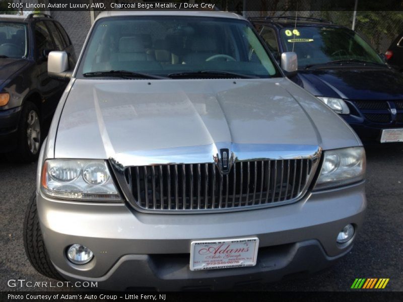 Charcoal Beige Metallic / Dove Grey 2005 Lincoln Aviator Luxury AWD