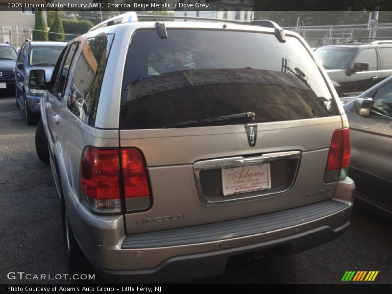 Charcoal Beige Metallic / Dove Grey 2005 Lincoln Aviator Luxury AWD