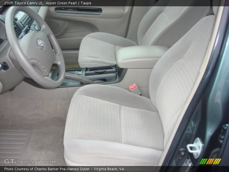 Aspen Green Pearl / Taupe 2005 Toyota Camry LE
