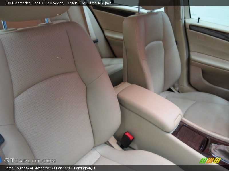 Desert Silver Metallic / Java 2001 Mercedes-Benz C 240 Sedan