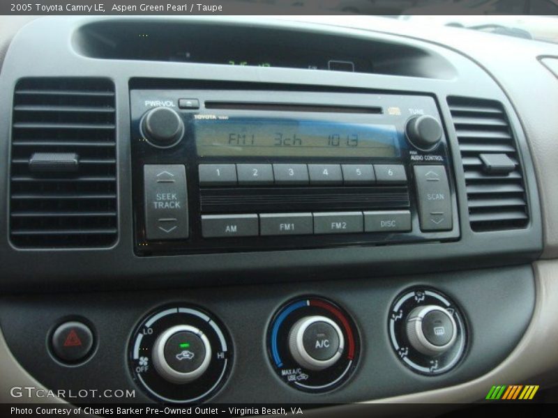 Aspen Green Pearl / Taupe 2005 Toyota Camry LE