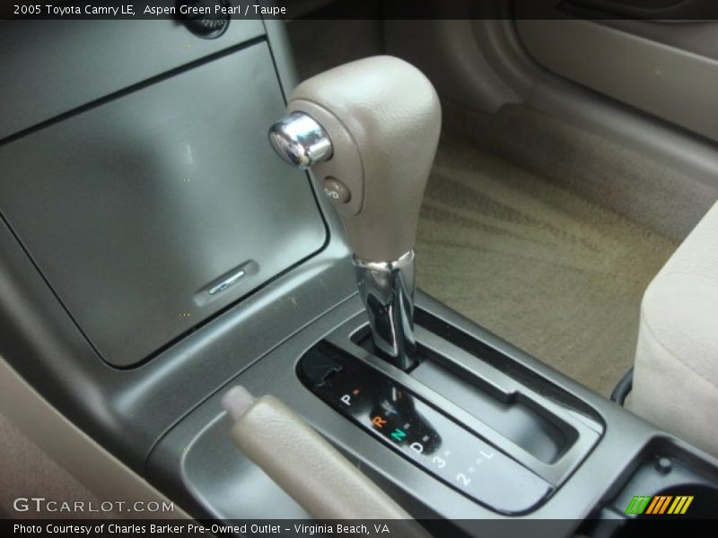 Aspen Green Pearl / Taupe 2005 Toyota Camry LE
