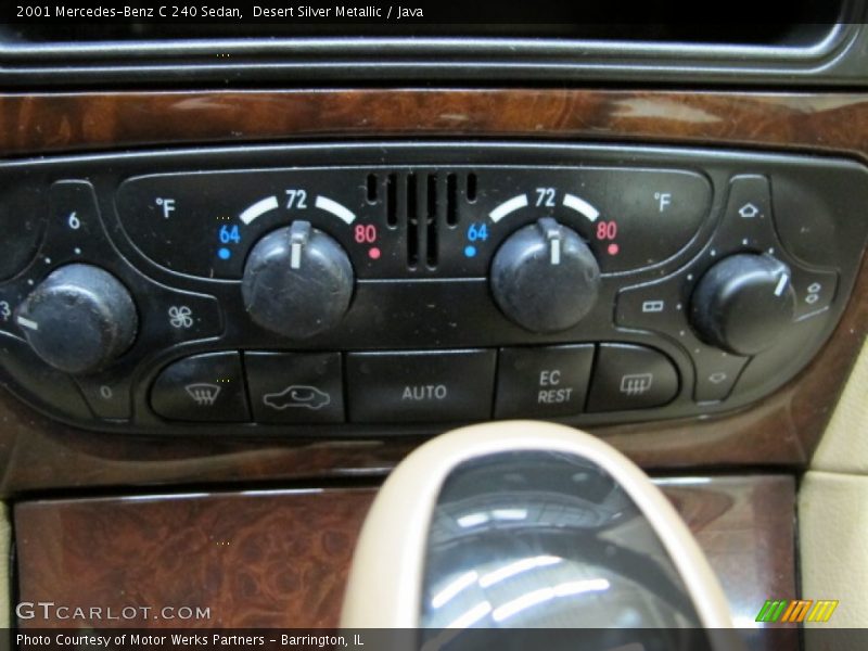 Desert Silver Metallic / Java 2001 Mercedes-Benz C 240 Sedan