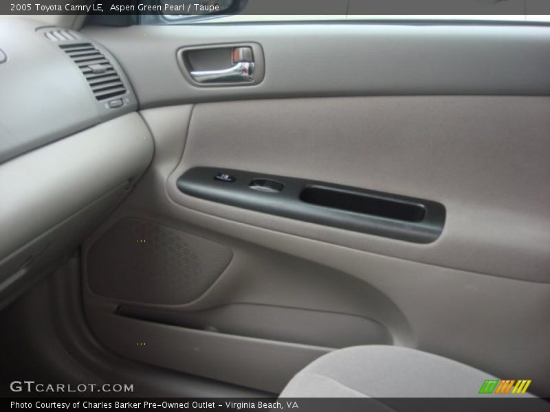 Aspen Green Pearl / Taupe 2005 Toyota Camry LE