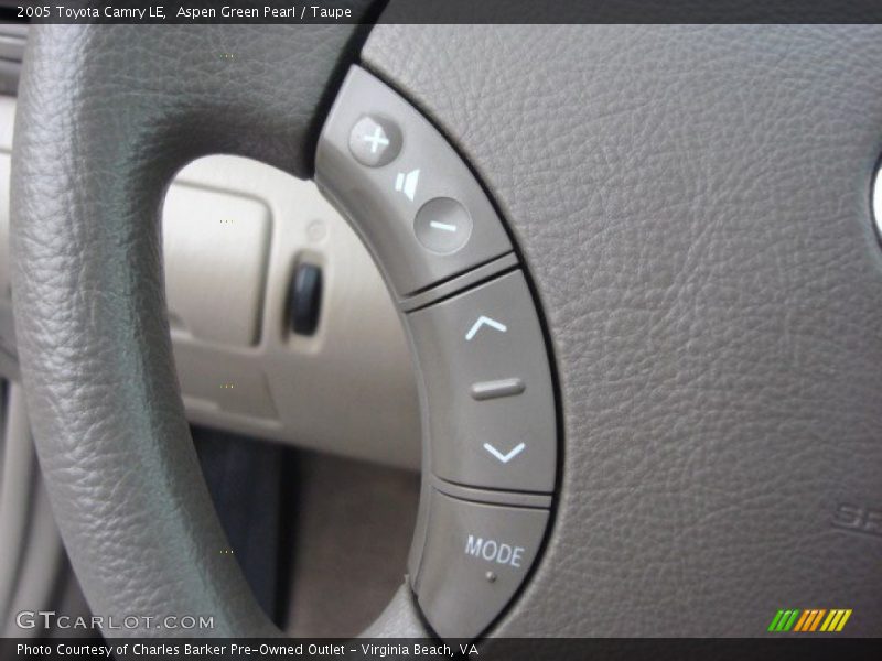 Aspen Green Pearl / Taupe 2005 Toyota Camry LE