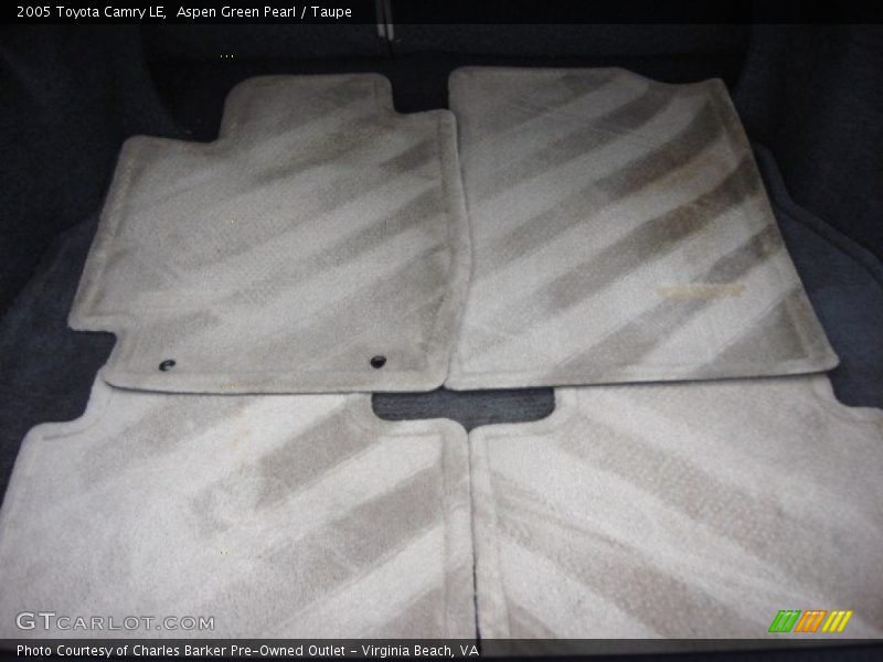 Aspen Green Pearl / Taupe 2005 Toyota Camry LE