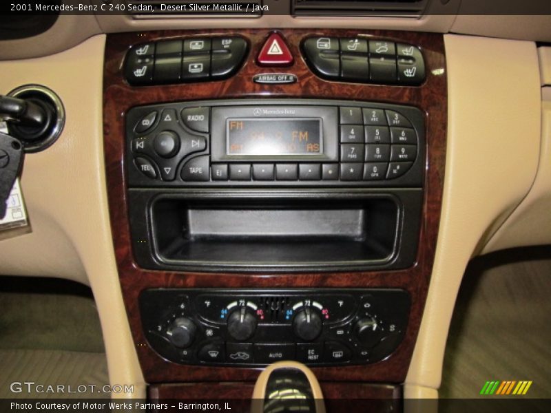 Desert Silver Metallic / Java 2001 Mercedes-Benz C 240 Sedan