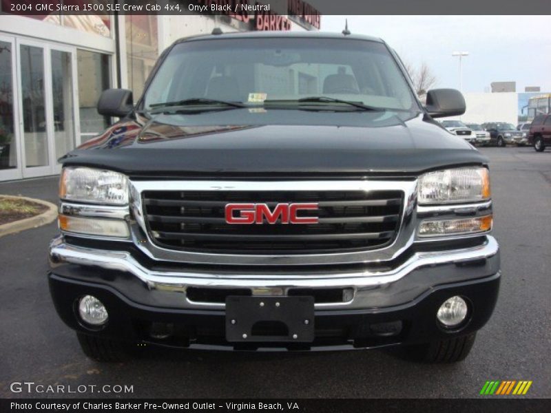 Onyx Black / Neutral 2004 GMC Sierra 1500 SLE Crew Cab 4x4