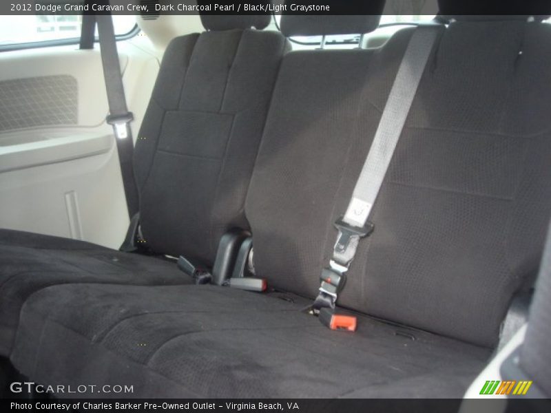 Dark Charcoal Pearl / Black/Light Graystone 2012 Dodge Grand Caravan Crew