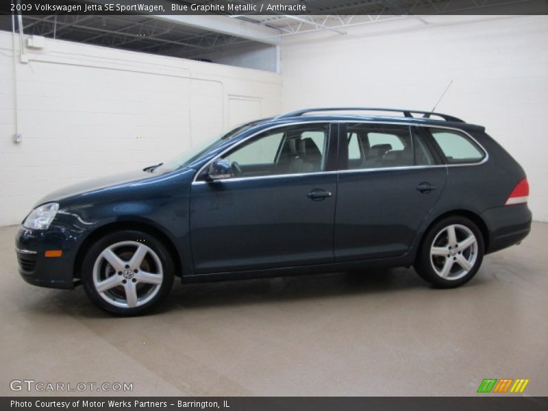 Blue Graphite Metallic / Anthracite 2009 Volkswagen Jetta SE SportWagen