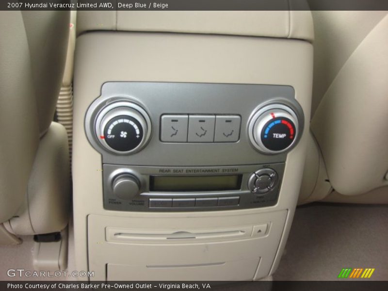 Deep Blue / Beige 2007 Hyundai Veracruz Limited AWD