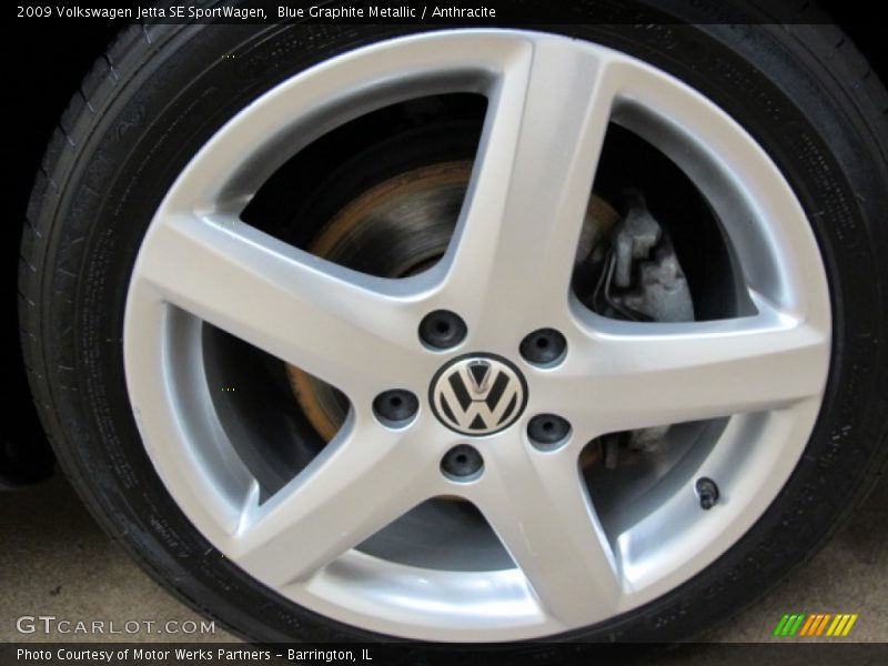 Blue Graphite Metallic / Anthracite 2009 Volkswagen Jetta SE SportWagen
