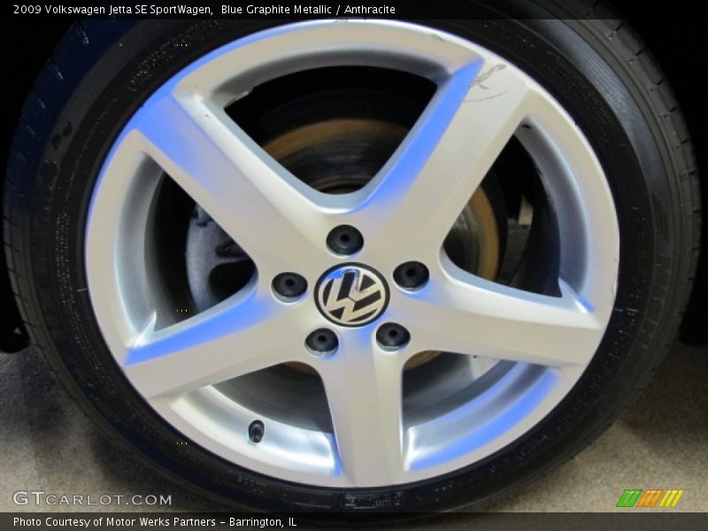 Blue Graphite Metallic / Anthracite 2009 Volkswagen Jetta SE SportWagen