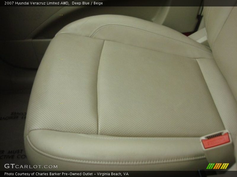 Deep Blue / Beige 2007 Hyundai Veracruz Limited AWD