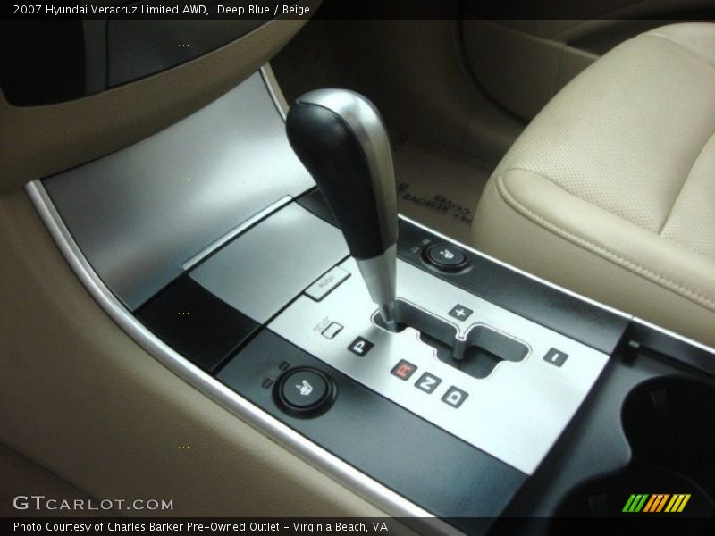Deep Blue / Beige 2007 Hyundai Veracruz Limited AWD