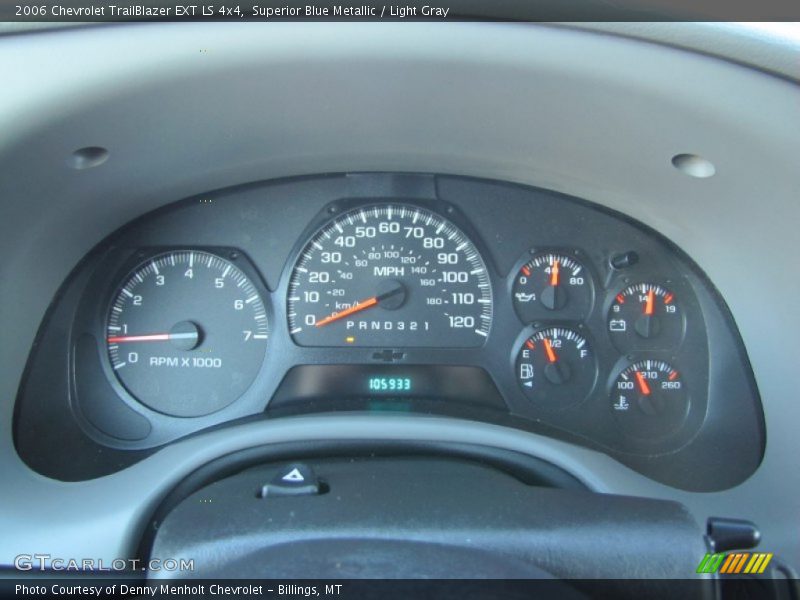 Superior Blue Metallic / Light Gray 2006 Chevrolet TrailBlazer EXT LS 4x4