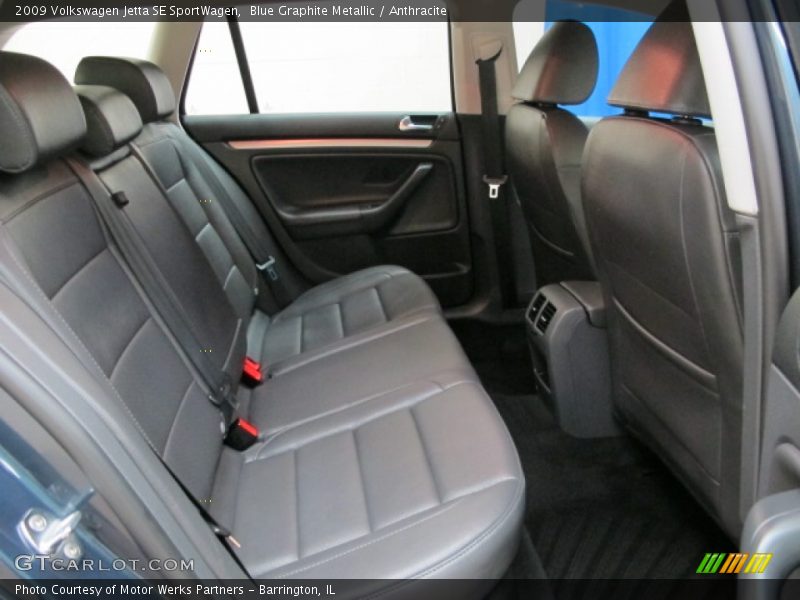 Rear Seat of 2009 Jetta SE SportWagen