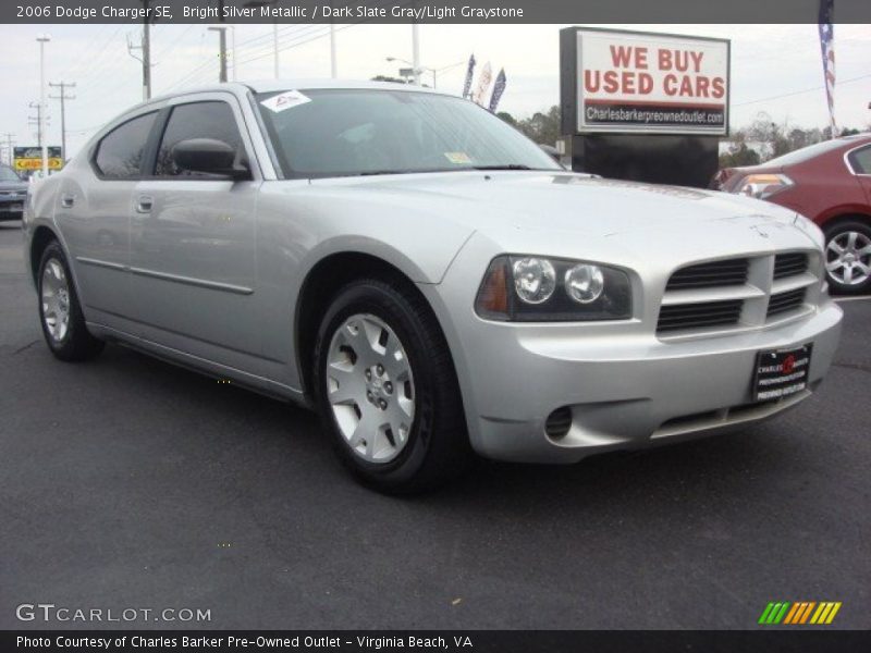 Bright Silver Metallic / Dark Slate Gray/Light Graystone 2006 Dodge Charger SE